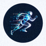 必一运动科技官方Logo - 绿色活力三角形标志